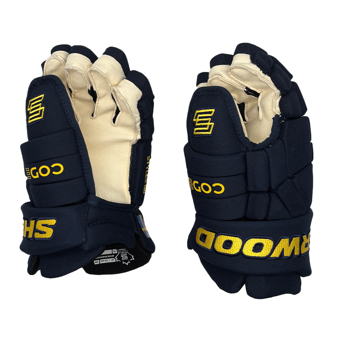 William Nylander - Code Encrypt Pro Stock Hockey Glove - Four Nations (Sweden)